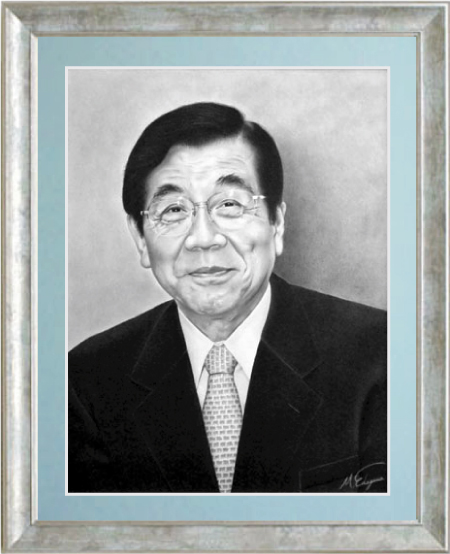 退官記念、肖像画、勝岡洋治先生