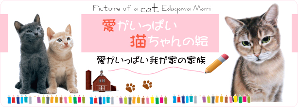 枝川真理のリアル猫の絵ご案内