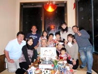 古希のお祝い様子