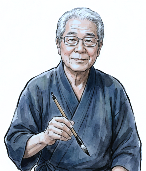 お祝いに縁起の良い
商売繁盛などの絵を描く作者
枝川泰士です。